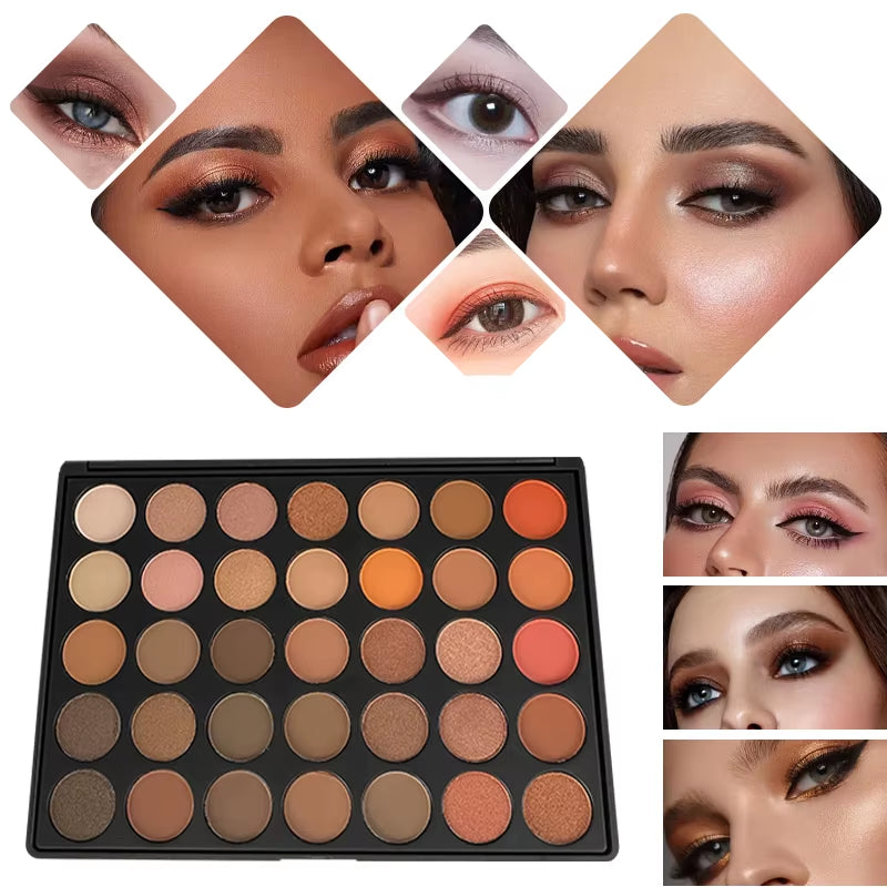 35 Colors Eye Shadow Palette Pearly Matte