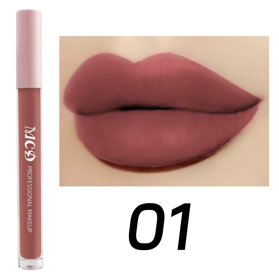 Dark Brown Matte Velvet Lip Gloss