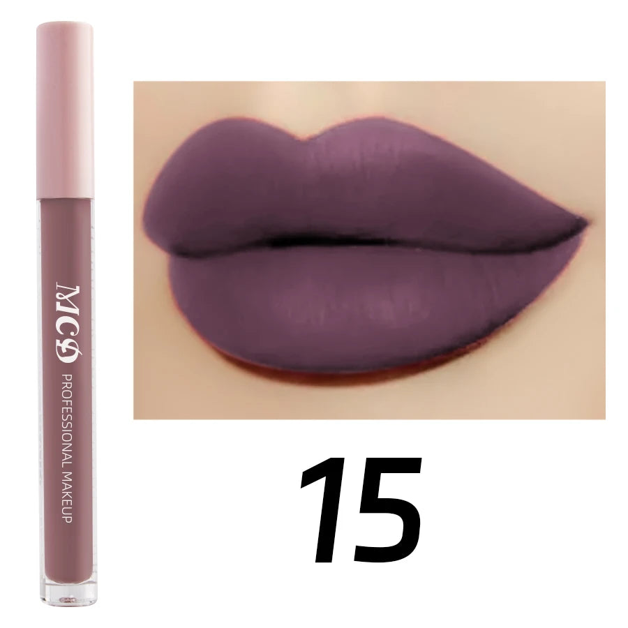 Dark Brown Matte Velvet Lip Gloss