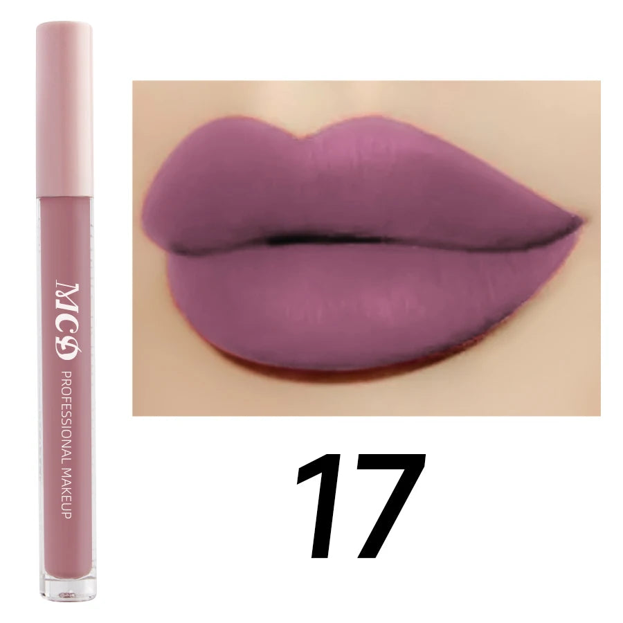 Dark Brown Matte Velvet Lip Gloss
