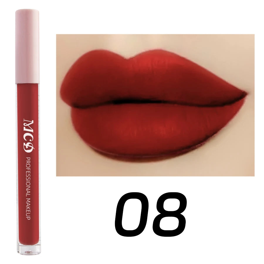 Dark Brown Matte Velvet Lip Gloss