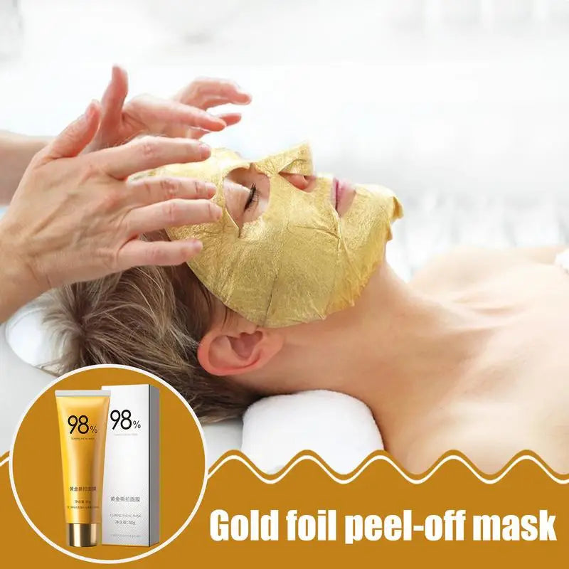 80G Gold Remove Blackhead Peel Mask Gold Tear Facial Mask