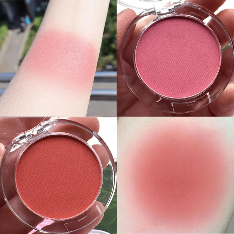Blush Peach Pallete 6 Colors Face Mineral Pigment Cheek Blusher Powder