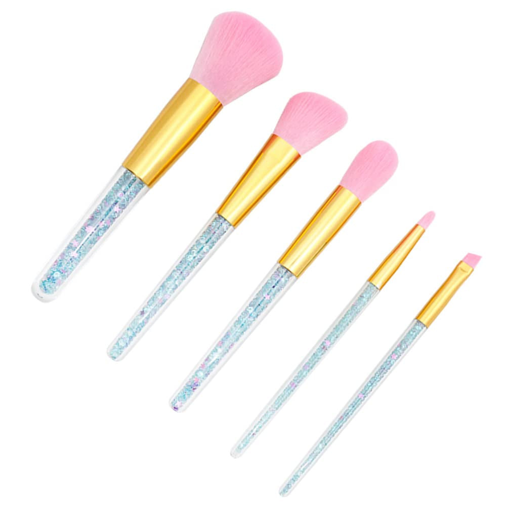 5 Set Powder Mineral Brush Eyebrow Makeup Eyeshadow Makeup Crystal Makeup Blush Brush Foundation Makeup Makeup Brush for Woman Tool Miss the Face