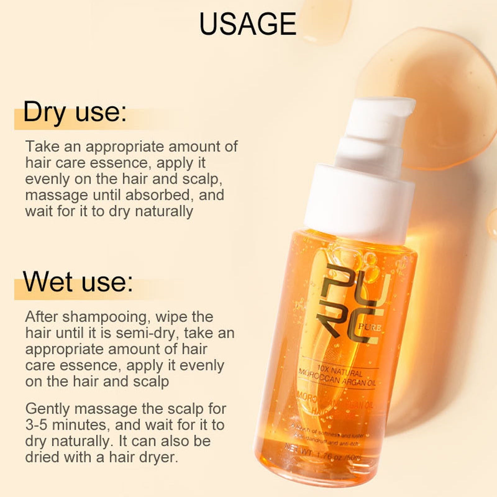 Hair Serum for Frizzy and Damaged Hair