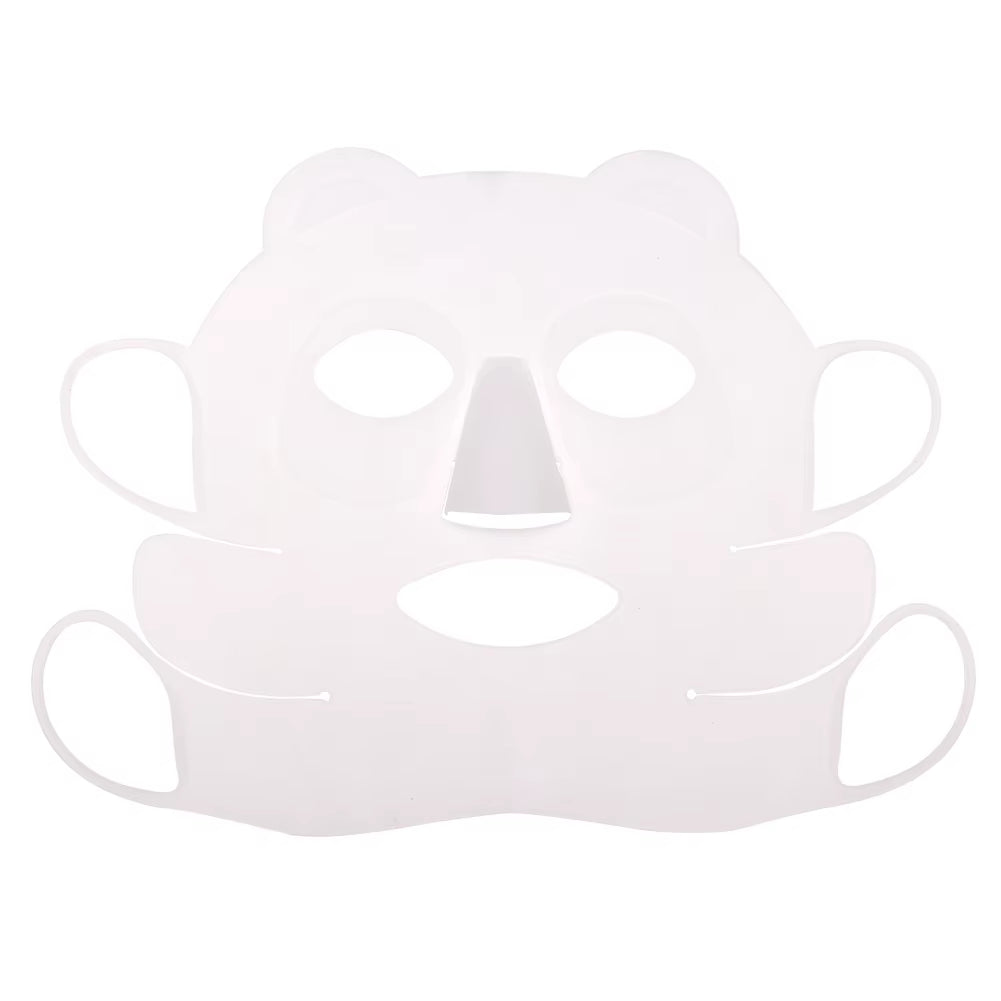 Reusable Facial Mask Facial Mask Cover Reusable Panda Ear Hook Silicone Facial Mask