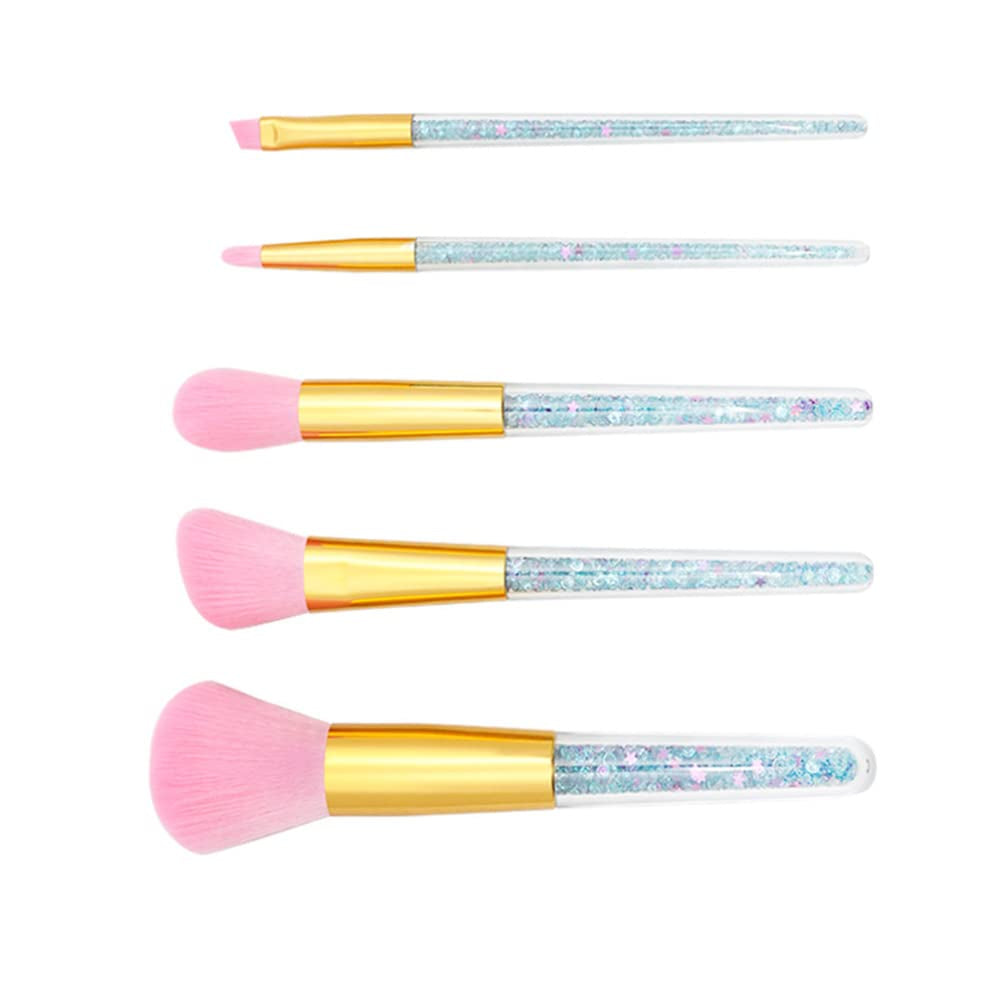 5 Set Powder Mineral Brush Eyebrow Makeup Eyeshadow Makeup Crystal Makeup Blush Brush Foundation Makeup Makeup Brush for Woman Tool Miss the Face