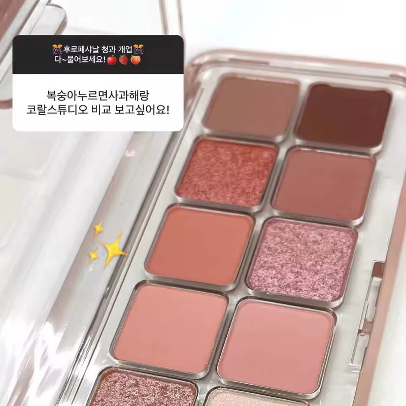 12 Colors Pink Eye Shadow Pallete 