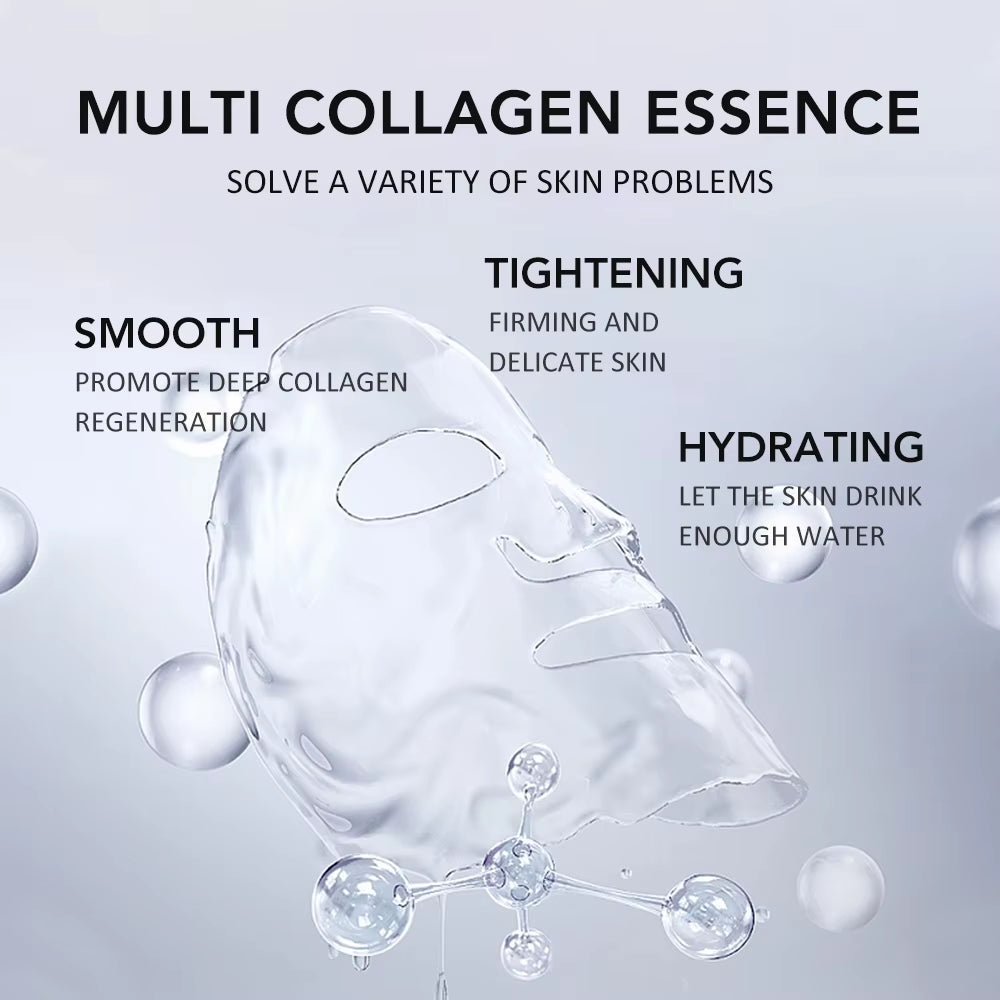 Collagen Facial Mask Collagen Protein Hydrogel Soft Gel Mask