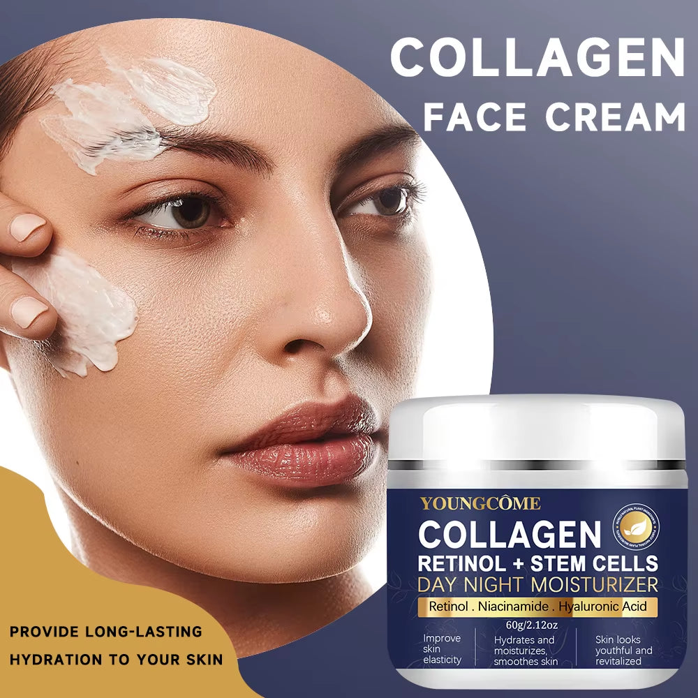 Collagen Hyaluronic Acid Skin Care Anti-Wrinkle Moisturizing Anti-Aging Night Shrink Pores Whitening Smooth anti Aging