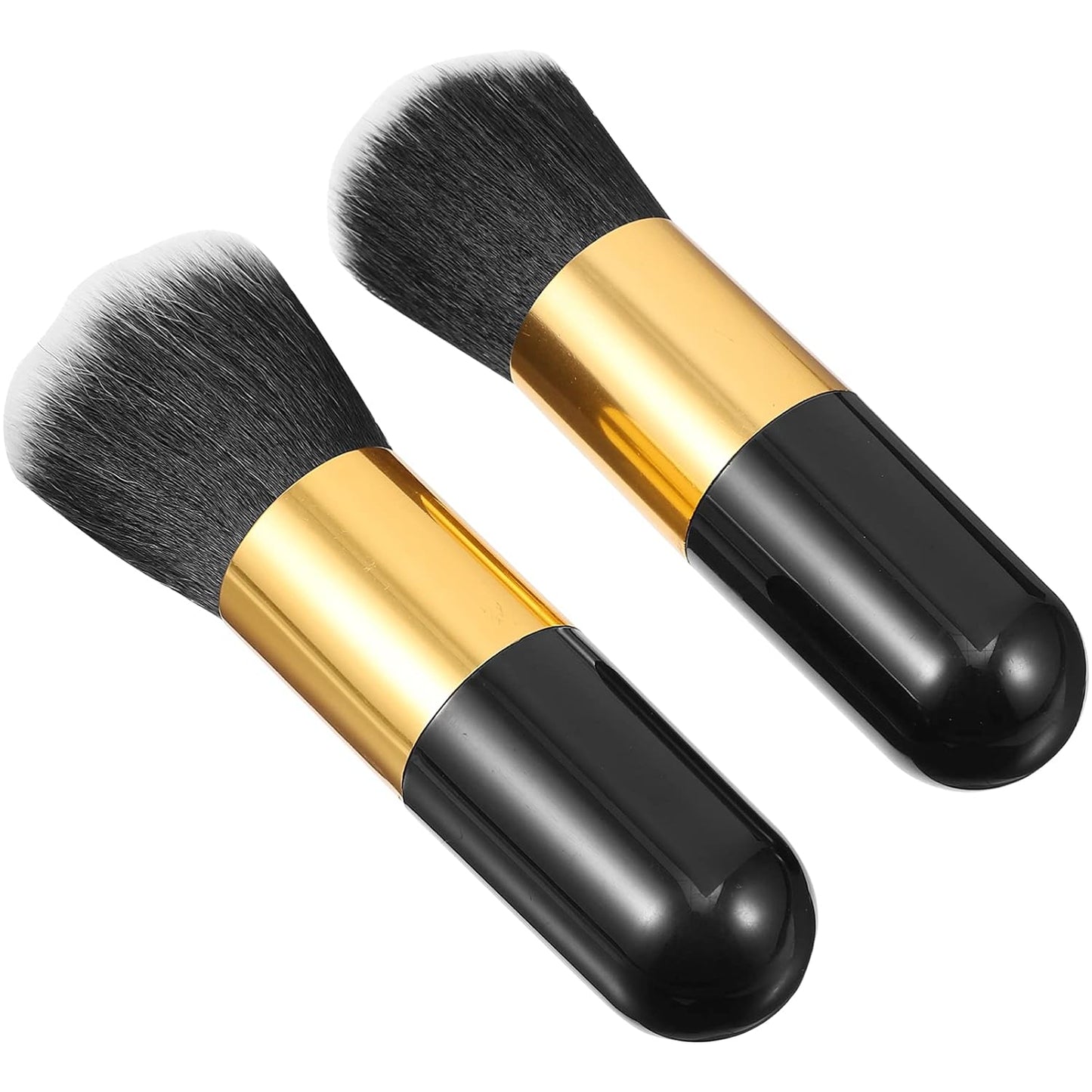 2Pcs Makeup Brush Foundation Brush Cosmetics Makeup Brush Powder Brush Foundation Cosmetics Brush Foundation Blush Brush Women Cosmetics Brush Makeup Blush Brush Makeup Brush Tool