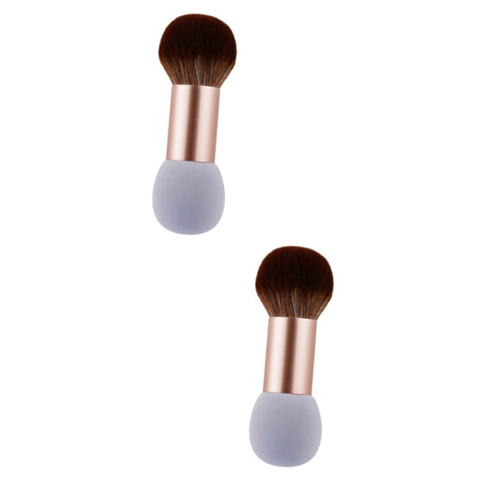 2 Pcs Makeup Brush Powder Brush Cosmetic Tool Makeup Tools Makeup Gadgets Cosmetics Brush Make up Brush Dual-Headed Brush Beauty Tools Double-Headed Brush Hydrophilic Polyurethane