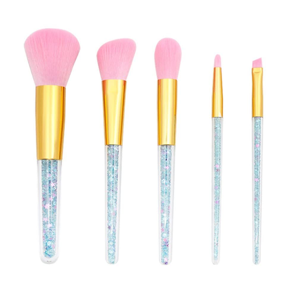 5 Set Powder Mineral Brush Eyebrow Makeup Eyeshadow Makeup Crystal Makeup Blush Brush Foundation Makeup Makeup Brush for Woman Tool Miss the Face