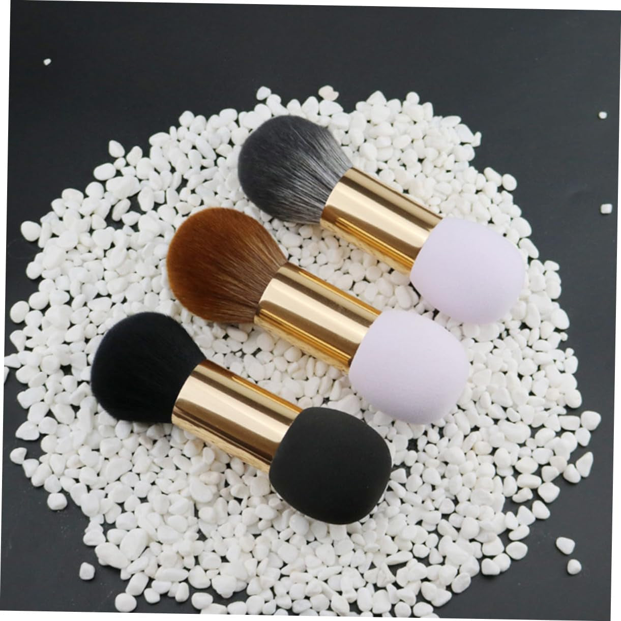 2 Pcs Makeup Brush Powder Brush Cosmetic Tool Makeup Tools Makeup Gadgets Cosmetics Brush Make up Brush Dual-Headed Brush Beauty Tools Double-Headed Brush Hydrophilic Polyurethane