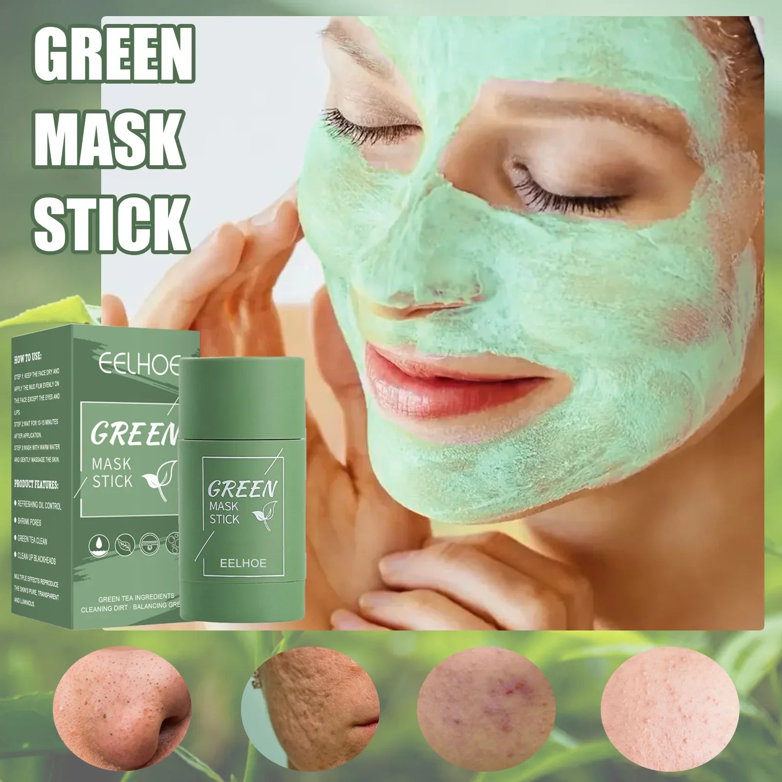 Hydrating Facial Mask Green Tea Cleanser Facial Mask