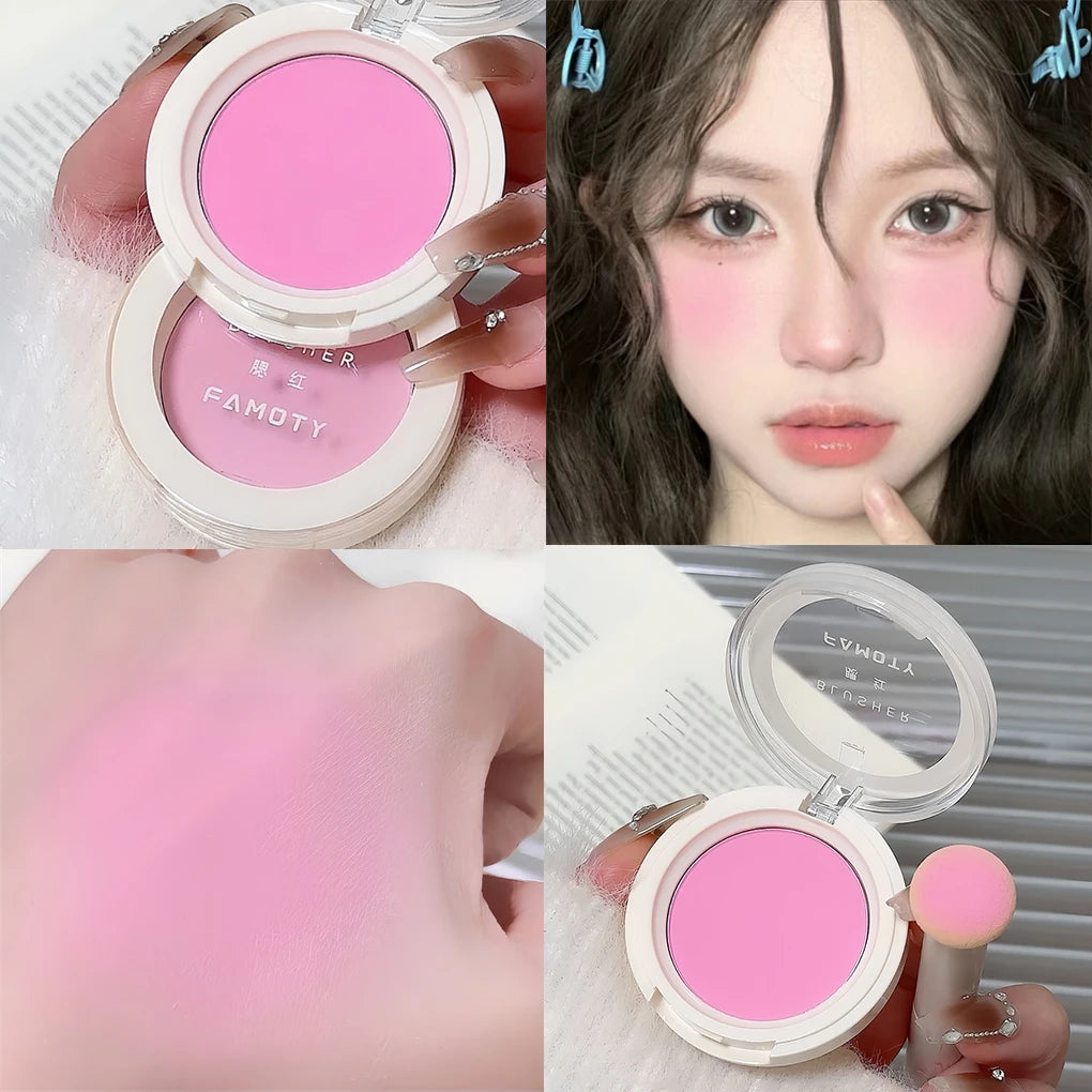 Monochrome Milk Peach Face Blush Pallete