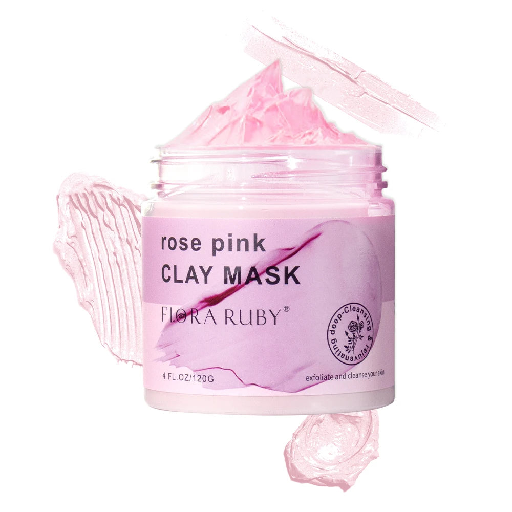 Cleaning Mud Mask,Rose Facial Mask Moisturize Skincare