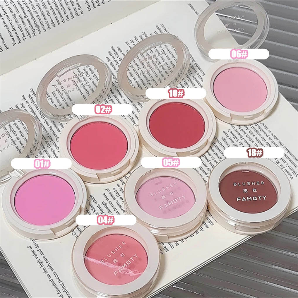 Monochrome Milk Peach Face Blush Pallete