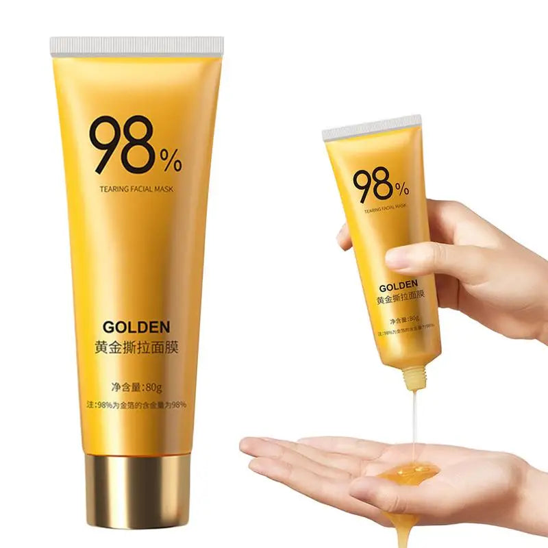 80G Gold Remove Blackhead Peel Mask Gold Tear Facial Mask 