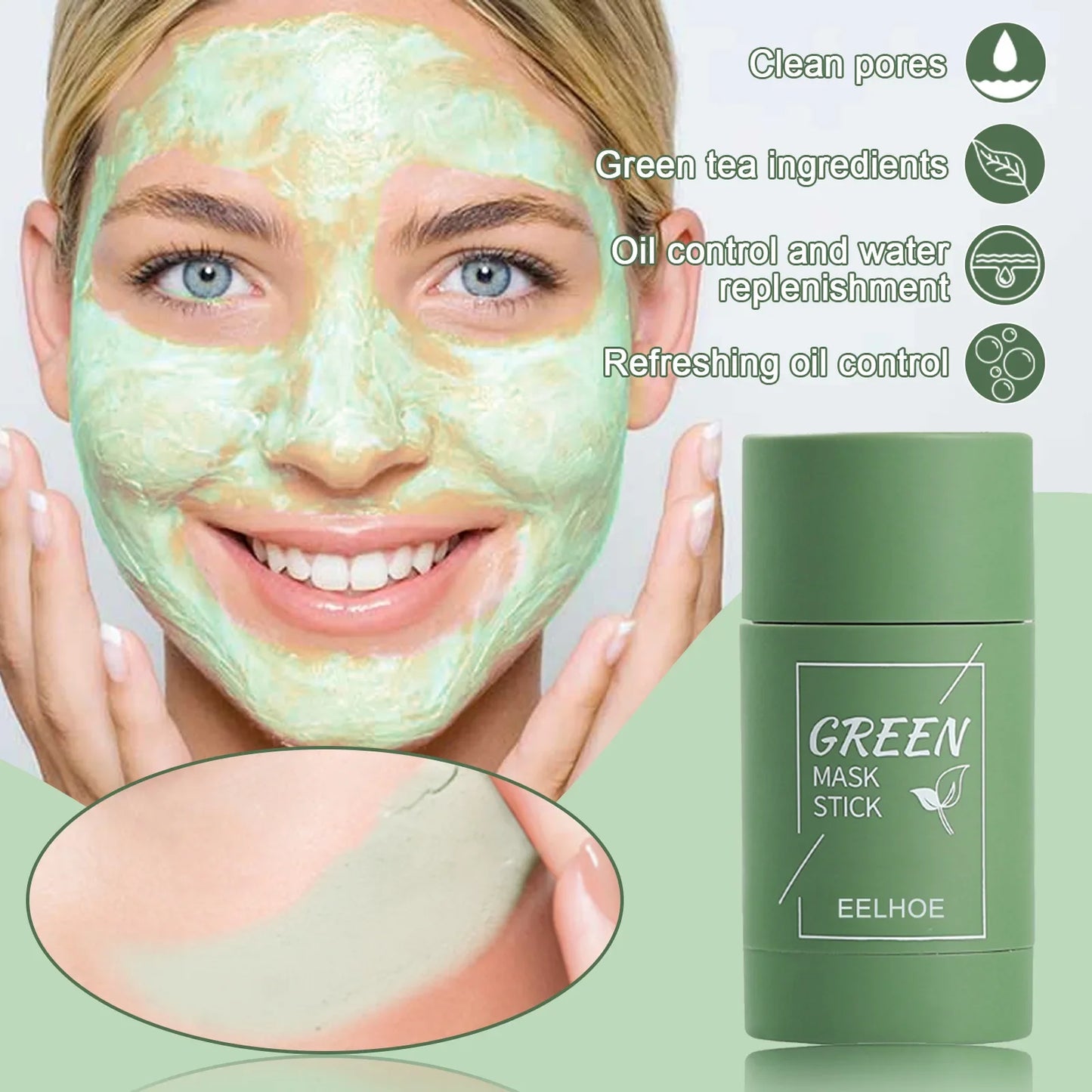 Hydrating Facial Mask Green Tea Cleanser Facial Mask