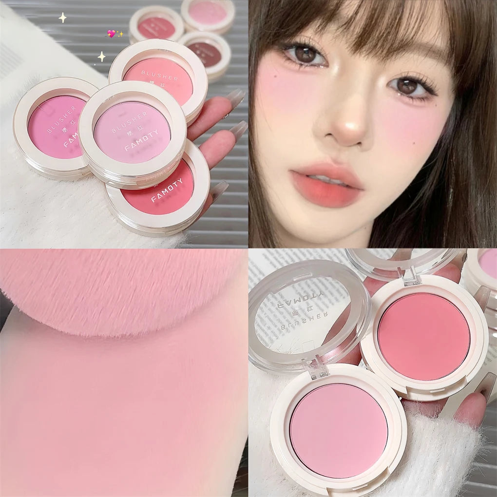 Monochrome Milk Peach Face Blush Pallete