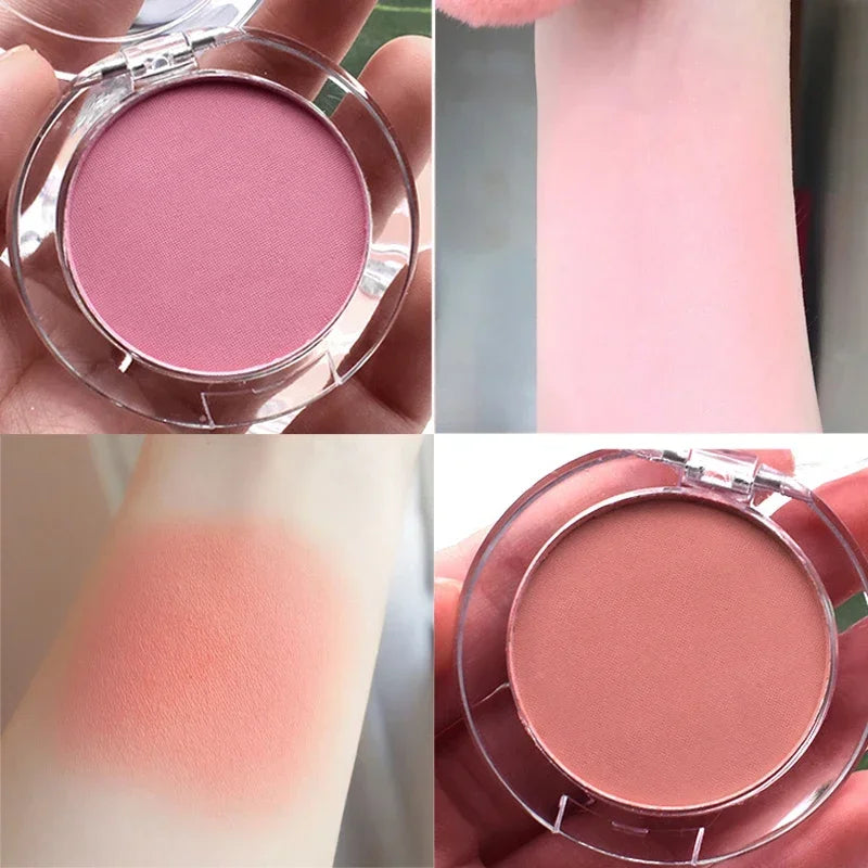 Blush Peach Pallete 6 Colors Face Mineral Pigment Cheek Blusher Powder 