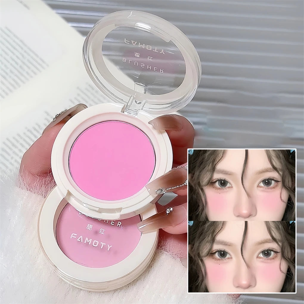 Monochrome Milk Peach Face Blush Pallete