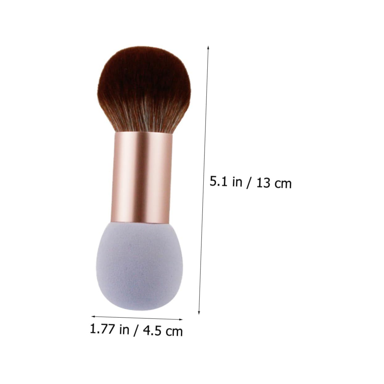 2 Pcs Makeup Brush Powder Brush Cosmetic Tool Makeup Tools Makeup Gadgets Cosmetics Brush Make up Brush Dual-Headed Brush Beauty Tools Double-Headed Brush Hydrophilic Polyurethane