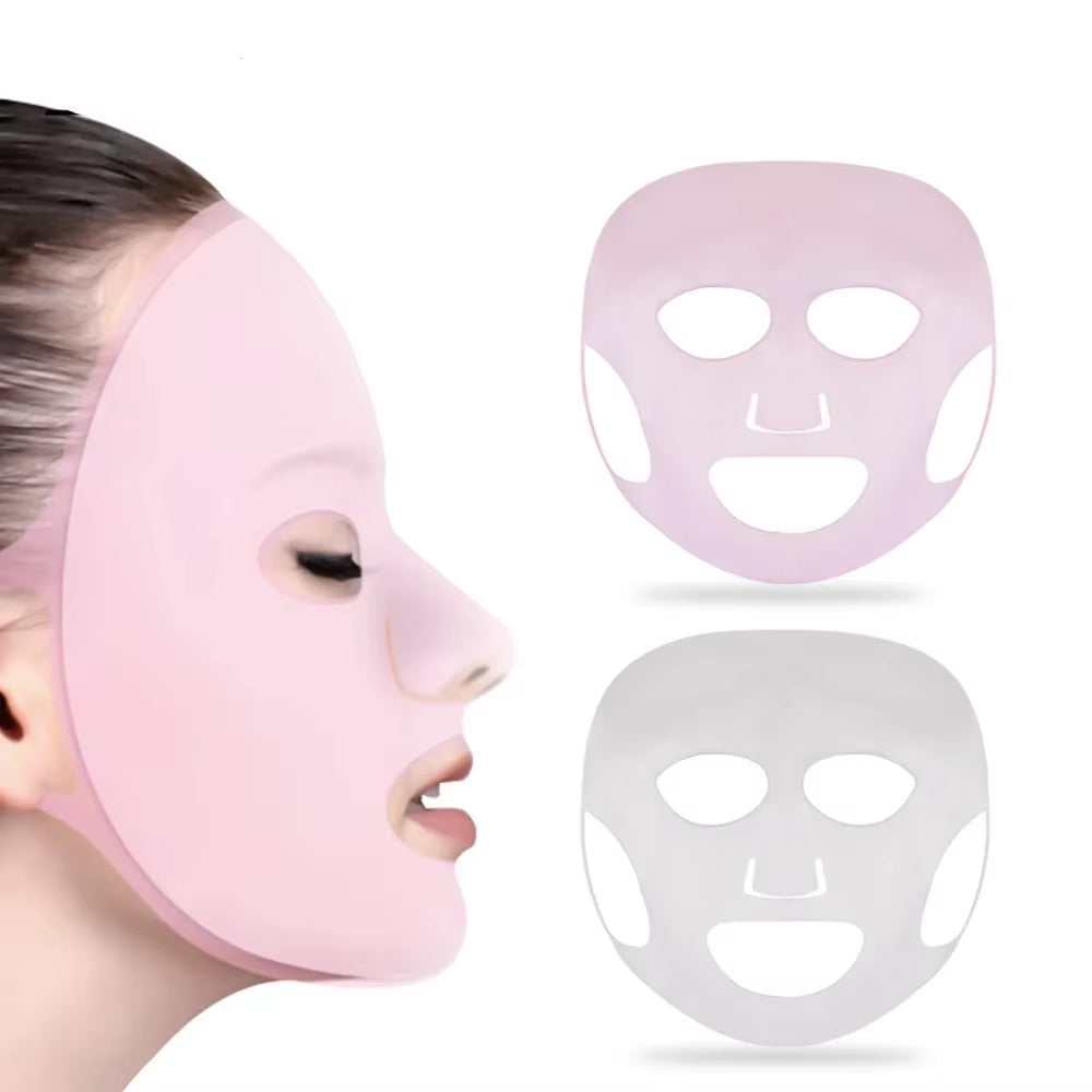 Reusable Silicone Mask Cover Face Skin Care Hydrating Moisturizing Mask