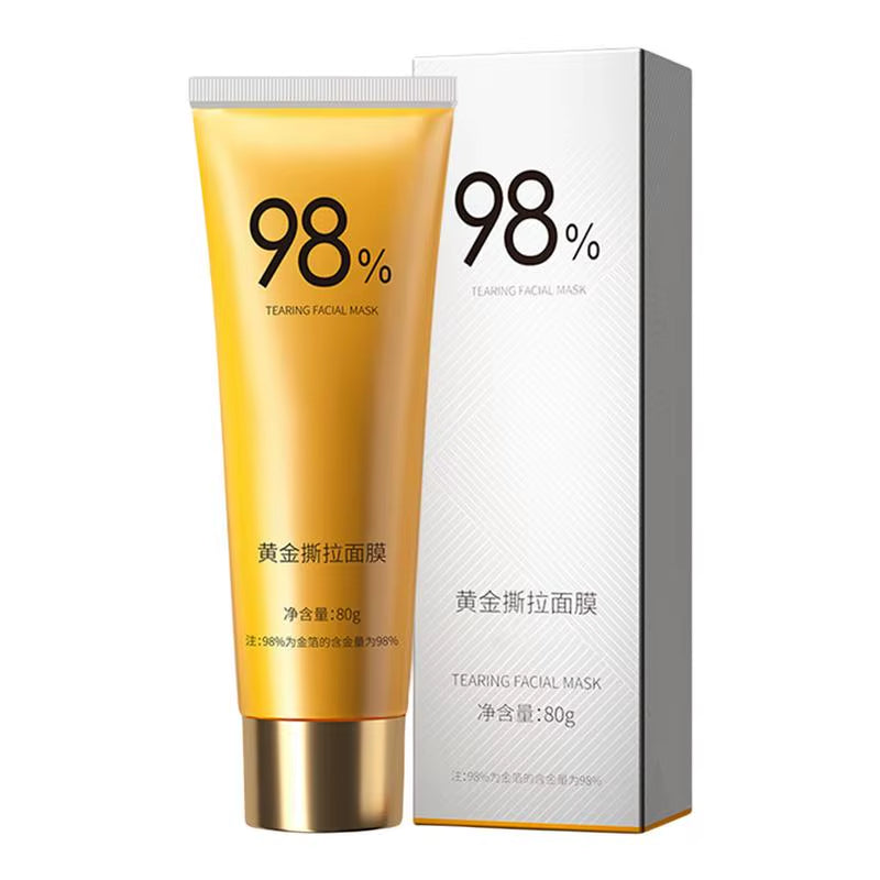 80G Gold Remove Blackhead Peel Mask Gold Tear Facial Mask 