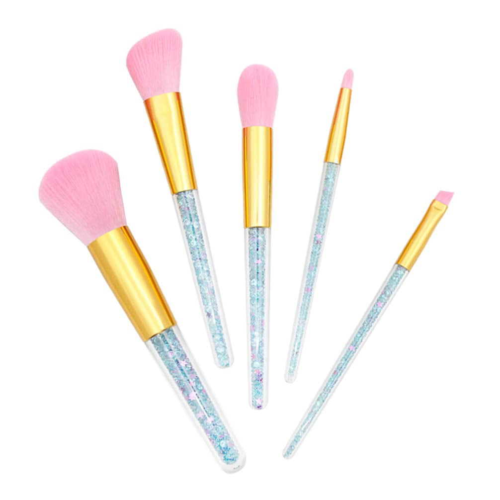 5 Set Powder Mineral Brush Eyebrow Makeup Eyeshadow Makeup Crystal Makeup Blush Brush Foundation Makeup Makeup Brush for Woman Tool Miss the Face